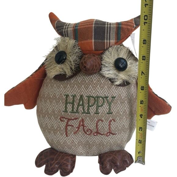OWL FALL HOME DECORATION PLUSH 10’X10’ HAPPY FALL KAWAII - Picture 9 of 9